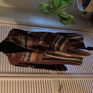 One World, Long Sleeve Sweater, Multi Colored, Southwest Style